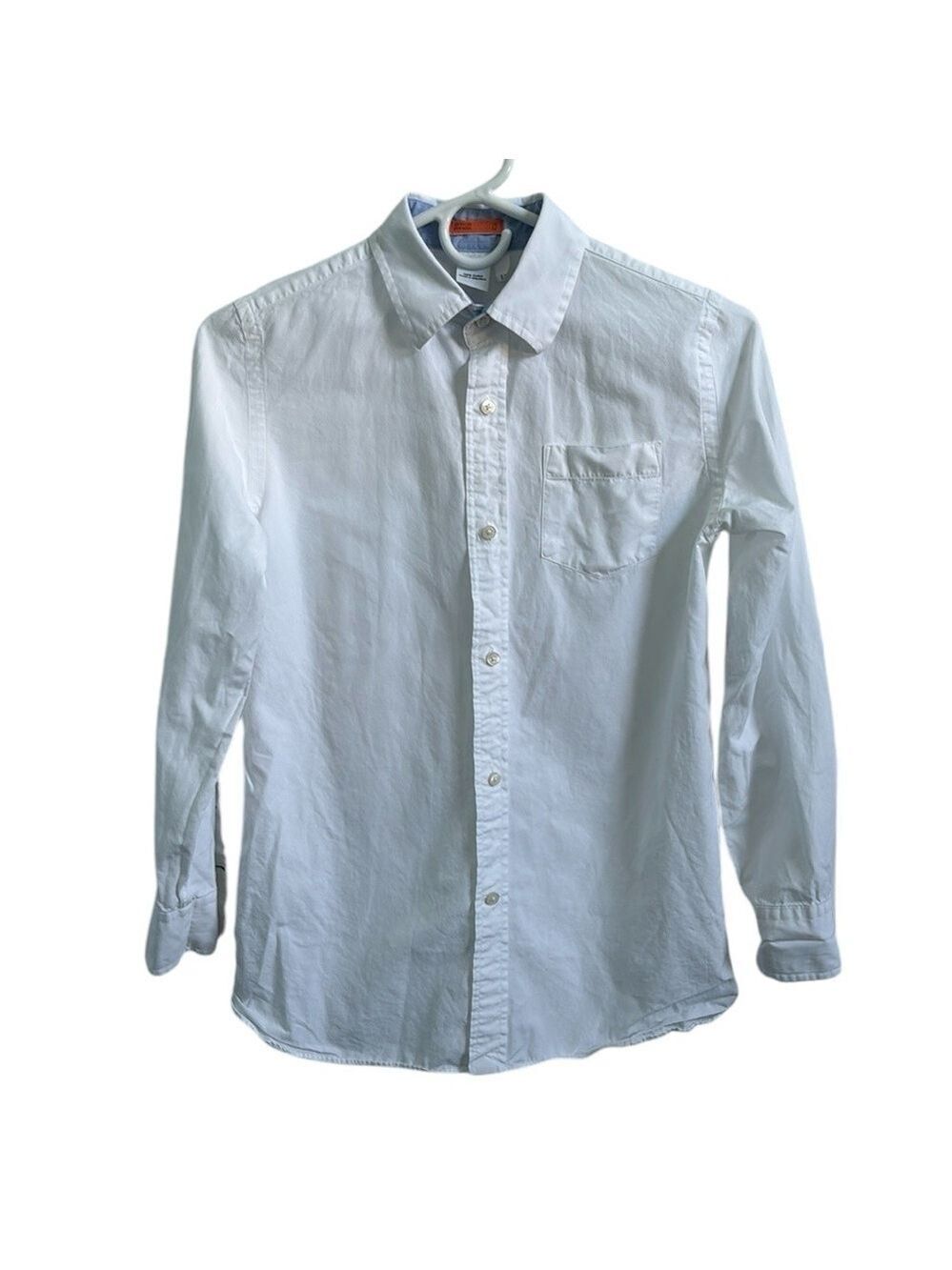 Crewcuts Everyday Youth White Button Down Shirt Size 12